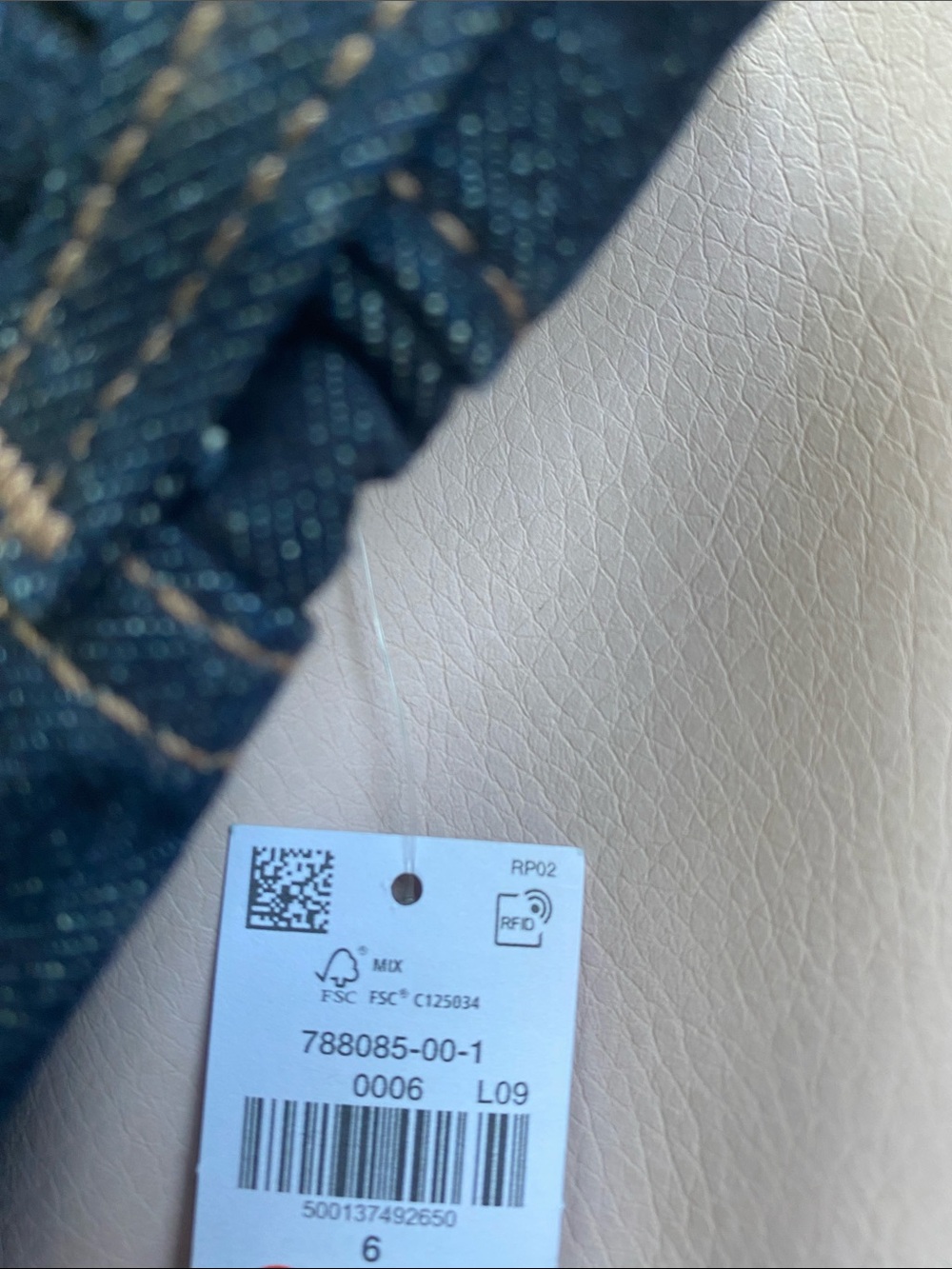 Old Navy Navy Blue Denim High Rise Mini Skirt - Picture 5 of 5